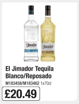 El Jimador Tequila Blanco/Reposado