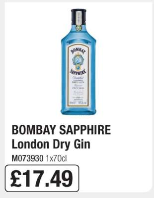 BOMBAY SAPPHIRE London Dry Gin