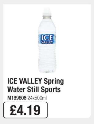 ICE VALLEY Spring Water Still Sports