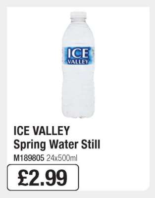 ICE VALLEY Spring Water Still