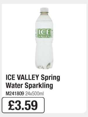 ICE VALLEY Spring Water Sparkling