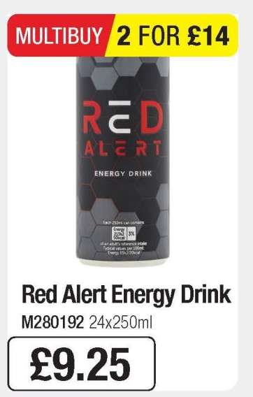Red Alert Energy Drink