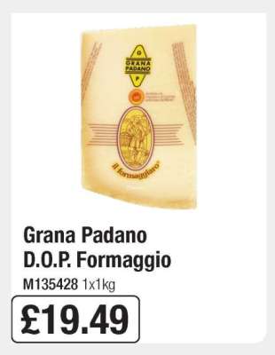 Grana Padano D.O.P. Formaggio