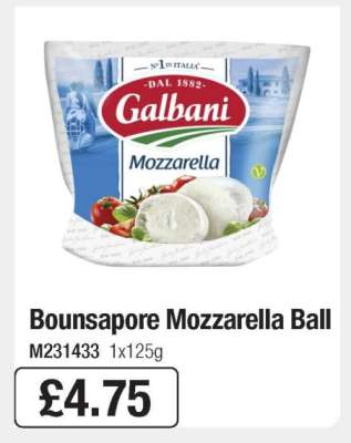 Bounsapore Mozzarella Ball