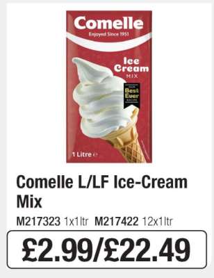 Comelle L/LF Ice-Cream Mix