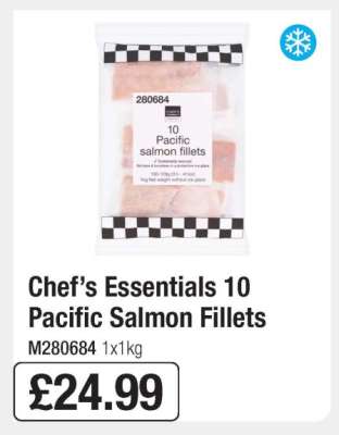 Chef’s Essentials 10 Pacific Salmon Fillets