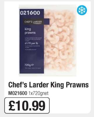Chef’s Larder King Prawns