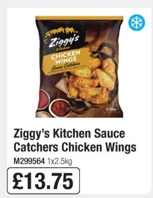 Ziggy’s Kitchen Sauce Catchers Chicken Wings