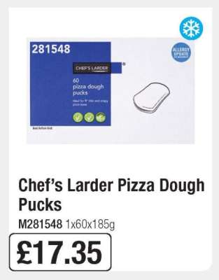Chef’s Larder Pizza Dough Pucks