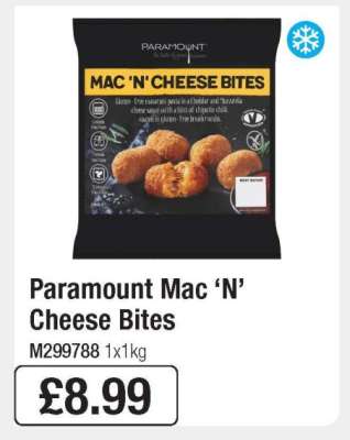 Paramount Mac ‘N’ Cheese Bites