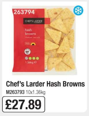 Chef’s Larder Hash Browns