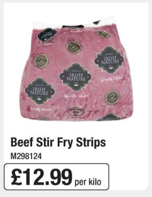 Beef Stir Fry Strips