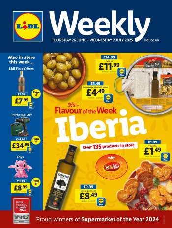 Lidl offer  - 26/06/2025 - 02/07/2025.
