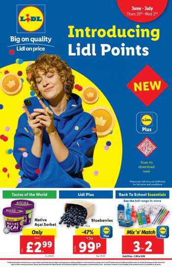 Lidl offer  - 26/06/2025 - 02/07/2025.
