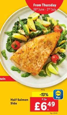 Half Salmon Side