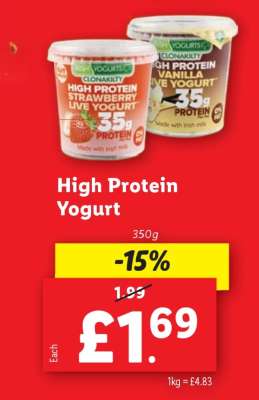 High Protein Yogurt