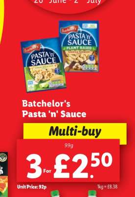 Batchelor's Pasta 'n' Sauce