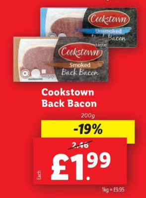 Cookstown Back Bacon