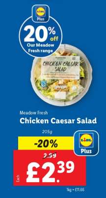 Meadow Fresh Chicken Caesar Salad