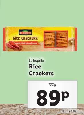 El Tequito Rice Crackers