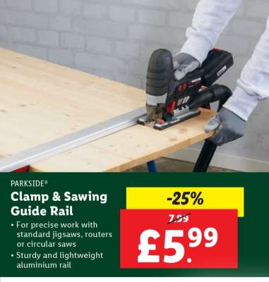 PARKSIDE® Clamp & Sawing Guide Rail