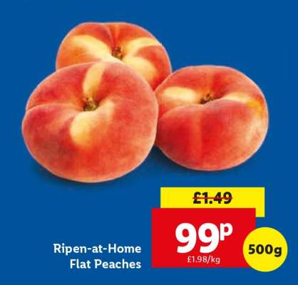 Ripen-at-Home Flat Peaches