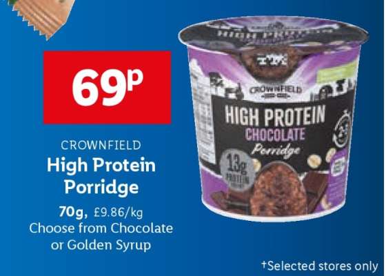 Crownfield High Protein Porridge