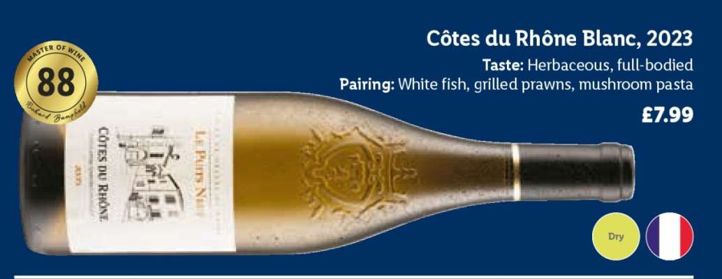Côtes du Rhône Blanc, 2023