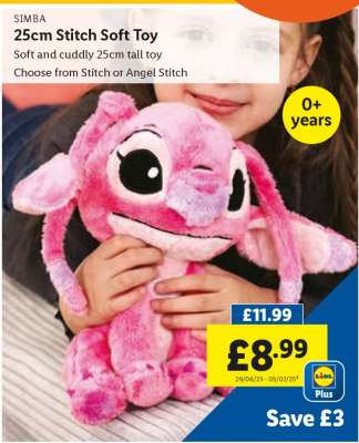 SIMBA 25cm Stitch Soft Toy
