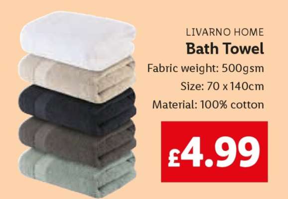 Livarno home Bath Towel