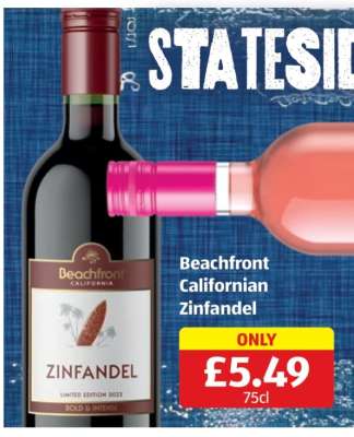 Beachfront Californian Zinfandel