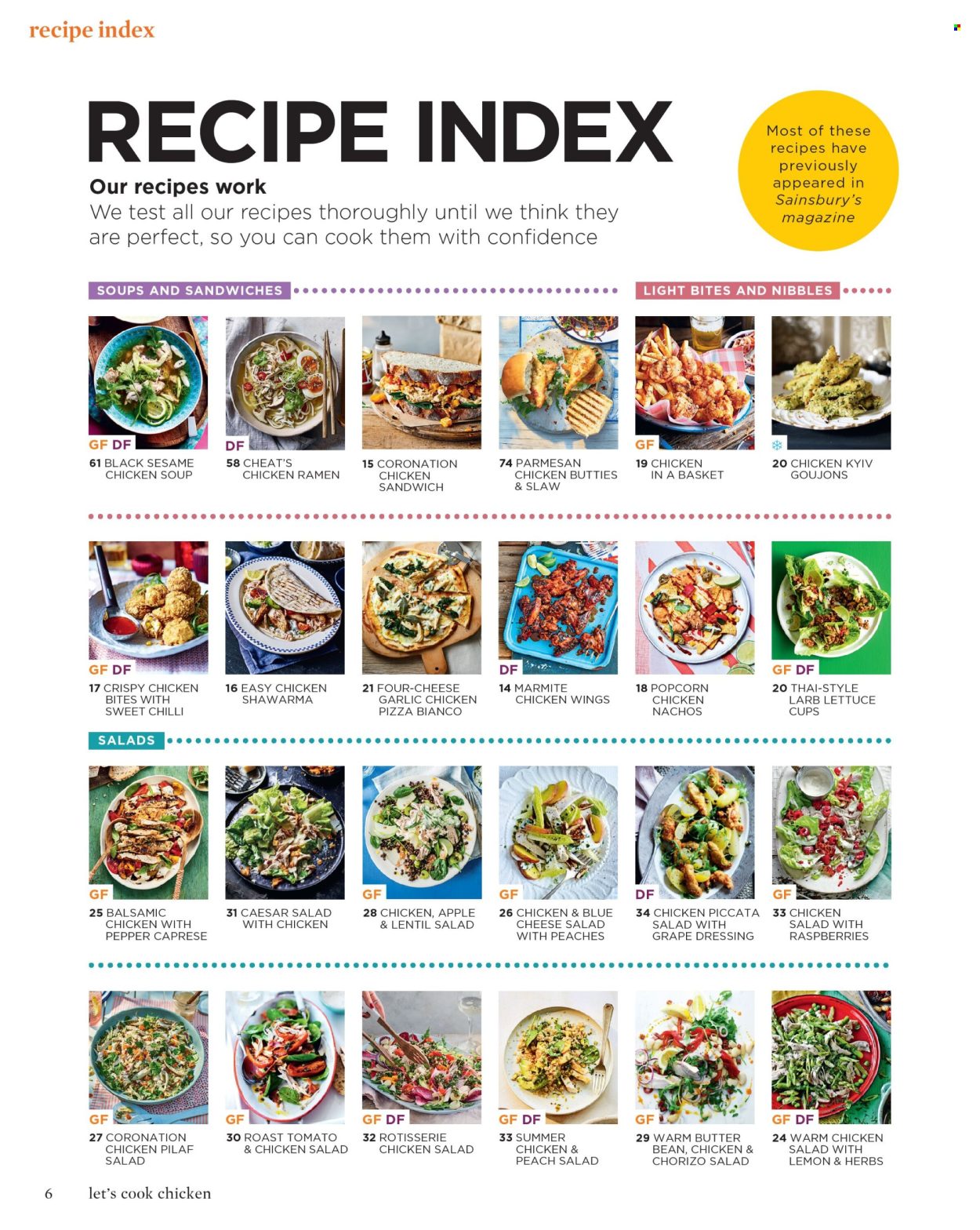 Sainsbury's offer. Page 6