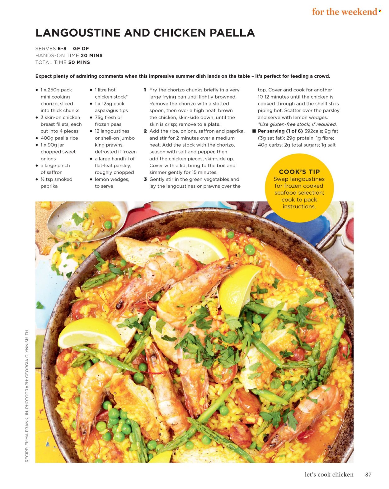 Sainsbury's offer. Page 87