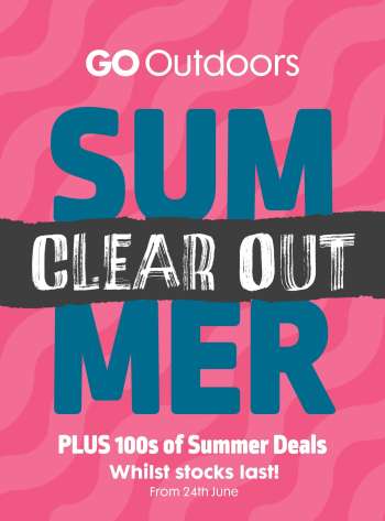 GO Outdoors offer  - 24/06/2025 - 21/07/2025.
