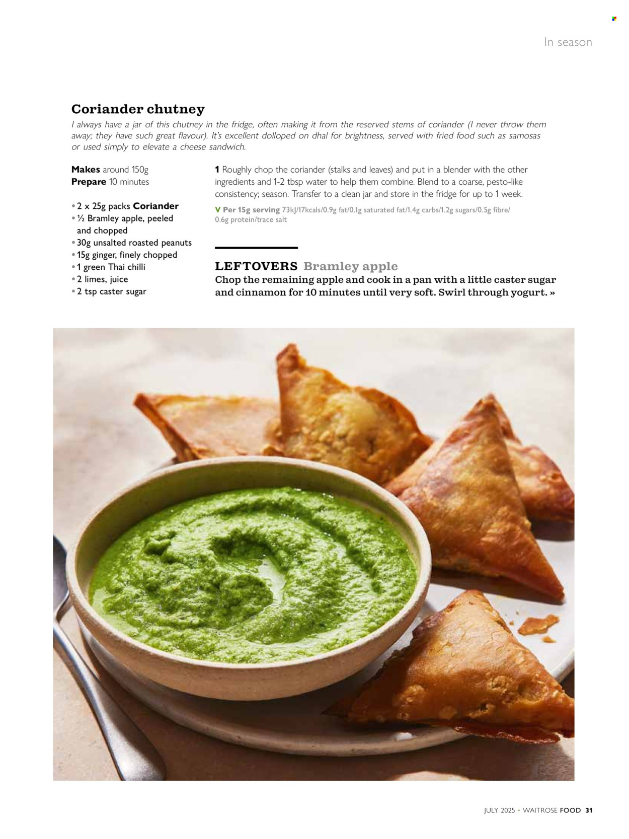 Waitrose offer - 01/07/2025 - 31/07/2025. Page 31