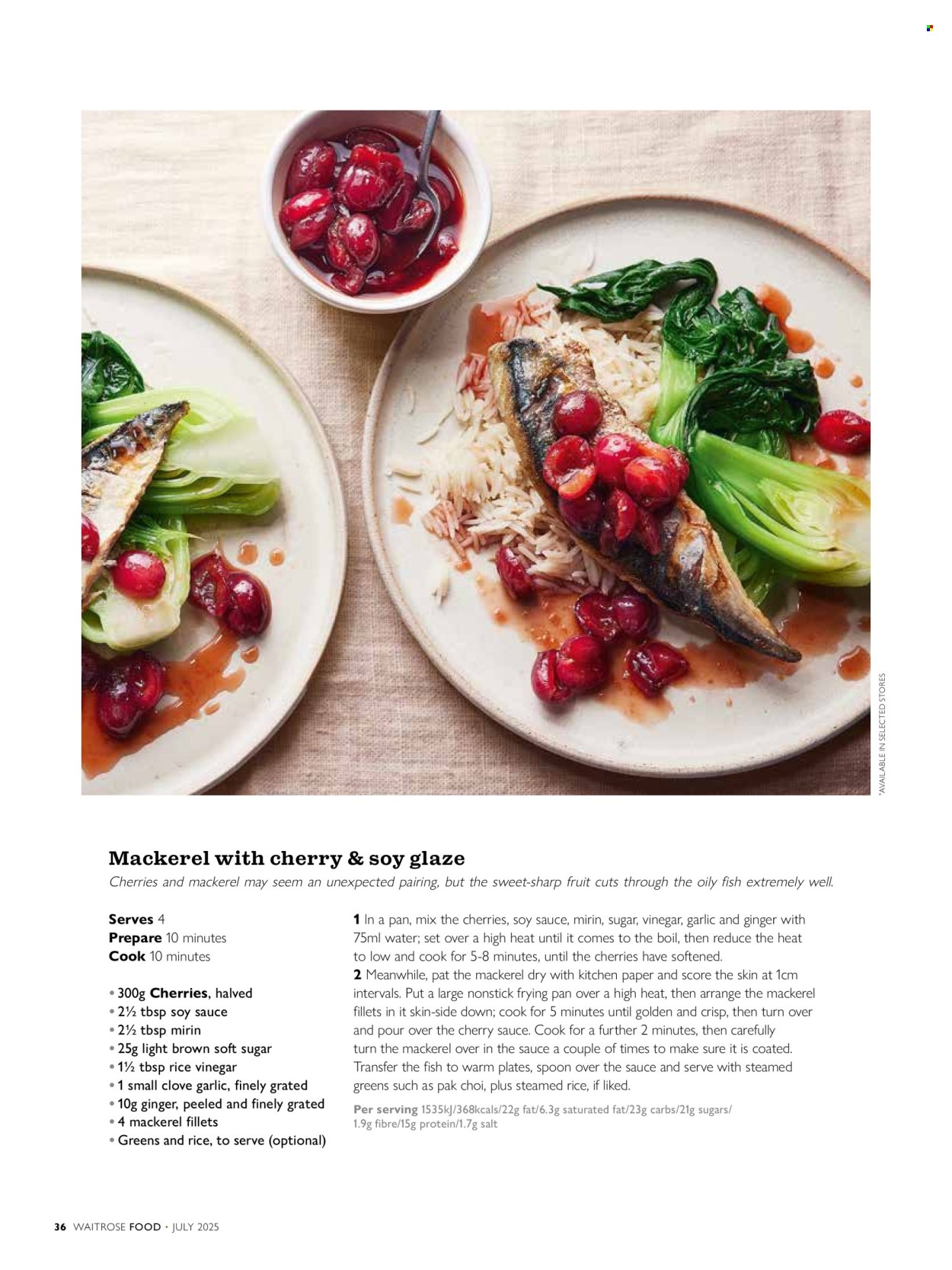 Waitrose offer - 01/07/2025 - 31/07/2025. Page 36