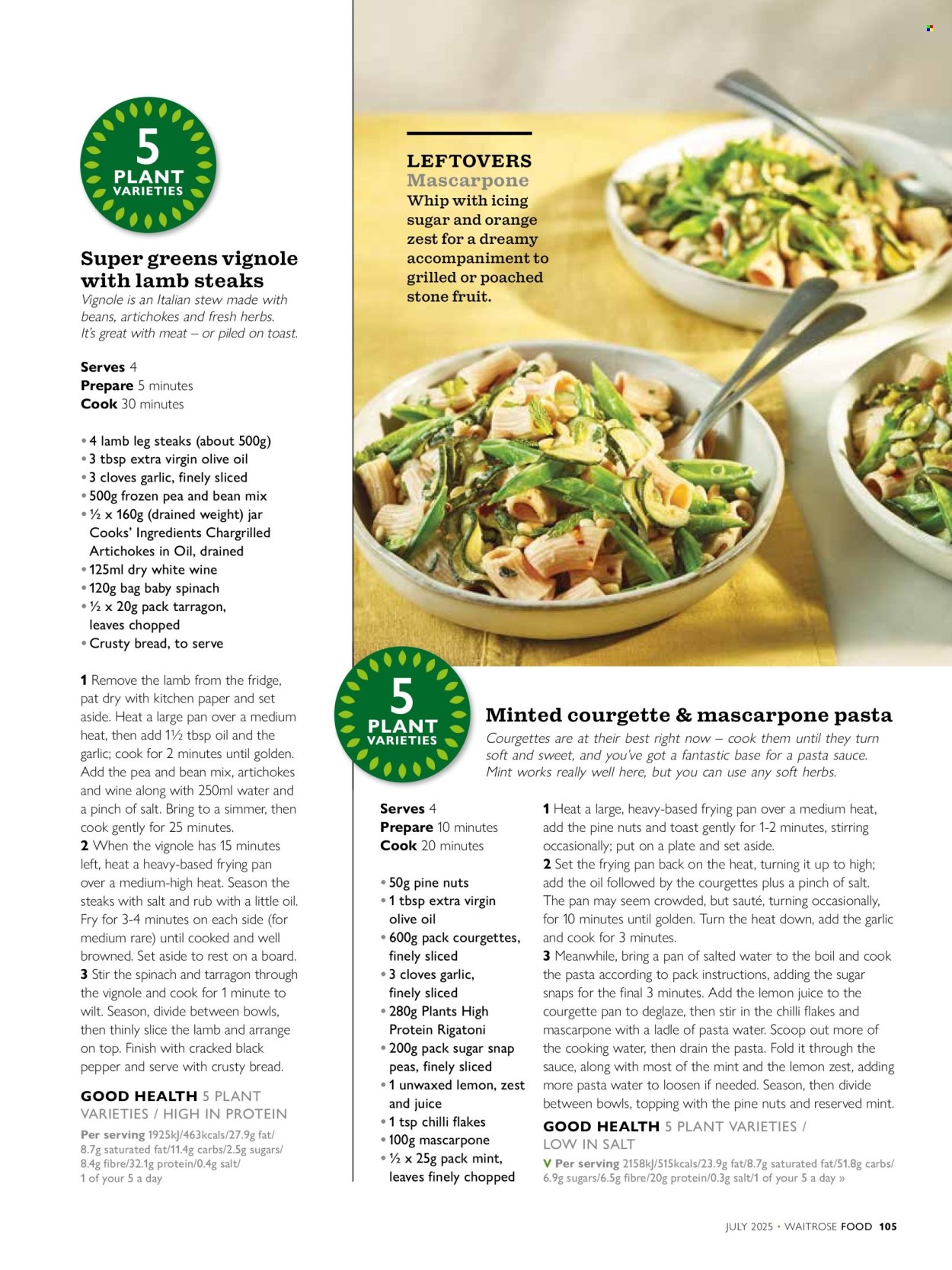 Waitrose offer - 01/07/2025 - 31/07/2025. Page 105