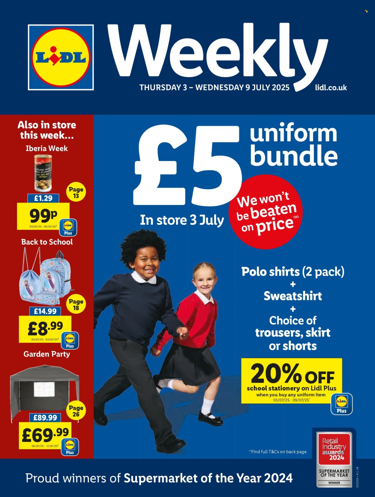 Lidl offer - 03/07/2025 - 09/07/2025. Page 1