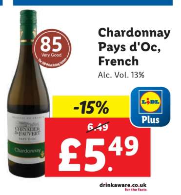 Chardonnay Pays d’Oc, French