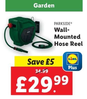 PARKSIDE Wall-Mounted Hose Reel