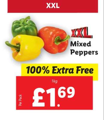 XXL Mixed Peppers