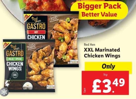 Red Hen XXL Marinated Chicken Wings