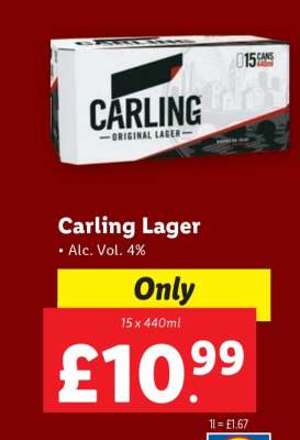 CARLING LAGER