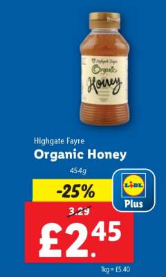 Highgate Fayre Organic Honey