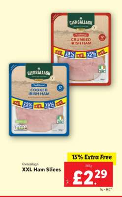 Glensallagh XXL Ham Slices