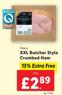 Deluxe XXL Butcher Style Crumbed Ham