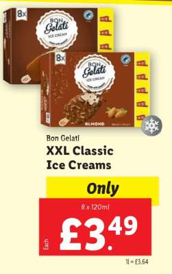 Bon Gelati XXL Classic Ice Creams