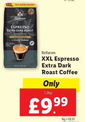Bellarom XXL Espresso Extra Dark Roast Coffee
