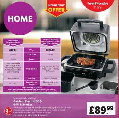 Outdoor Electric BBQ Grill & Smoker