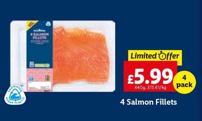 4 Salmon Fillets